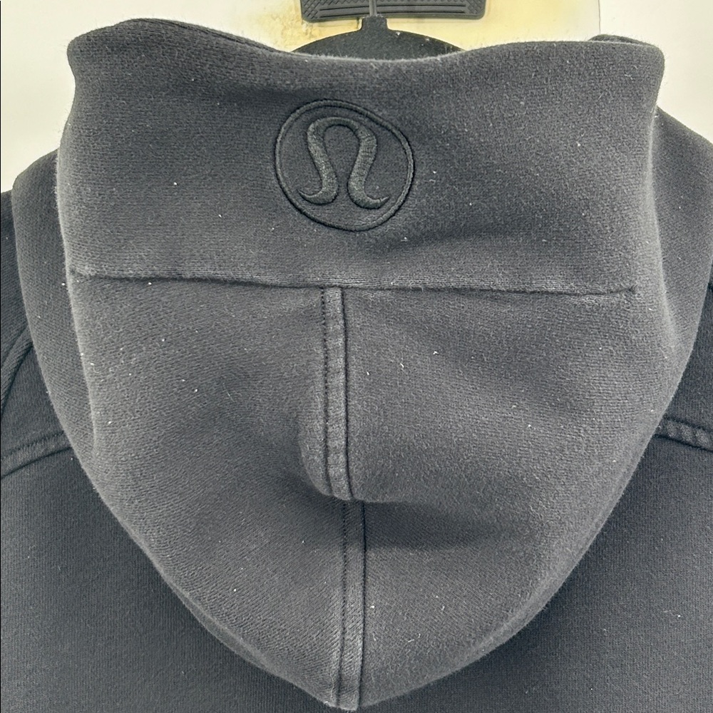 Lululemon Scuba Oversized 1/2 Zip Hoodie Black VAIL Size XS/S - Picture 7 of 8